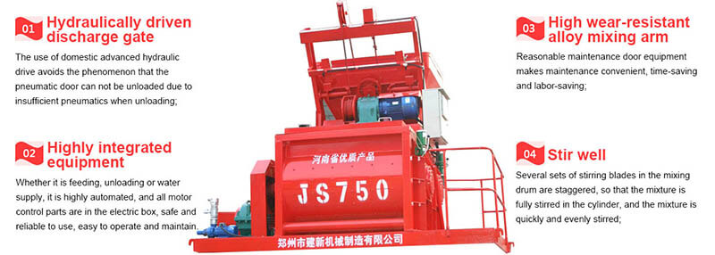 js750 concrete mixer 6